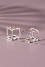 Load image into Gallery viewer, Cube Stud Earrings