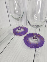 Load image into Gallery viewer, Drinking Glasses Coaster Combo- Purple