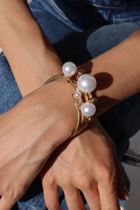 Pearl Cuff  Bracelet