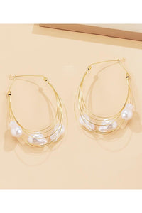 Tassel Pearl Earrings