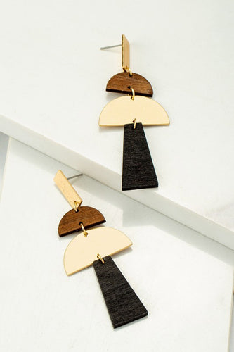 Arch & Geo Shape Earrings