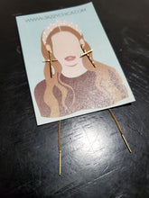 Load image into Gallery viewer, Long Cross Earrings
