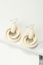 Load image into Gallery viewer, Intertwine Wooden Hoop Earrings