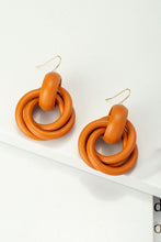 Load image into Gallery viewer, Intertwine Wooden Hoop Earrings