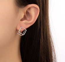 Load image into Gallery viewer, Cube Stud Earrings