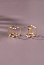 Load image into Gallery viewer, Cube Stud Earrings