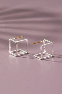 Cube Stud Earrings