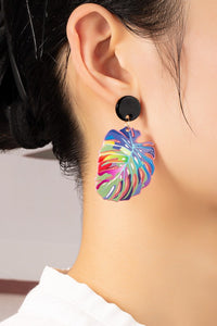 Colorful Leaf Earrings