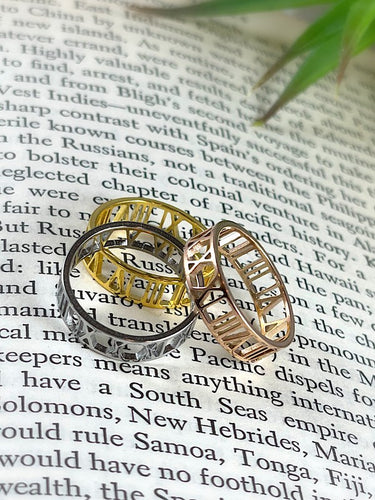 Roman Numeral Ring