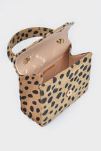 Load image into Gallery viewer, Cheetah Top Handle Clutch