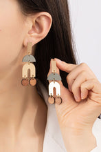 Load image into Gallery viewer, Arch &amp; Circle Geo Earrings