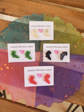Load image into Gallery viewer, Dainty Africa Studs
