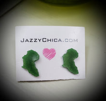Load image into Gallery viewer, Dainty Africa Studs
