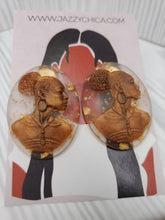 Load image into Gallery viewer, Afro Puff Cameo Studs
