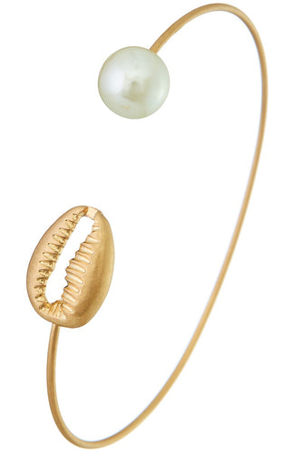 Cowrie Pearl Bracelet