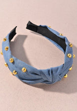 Load image into Gallery viewer, Denim Headband