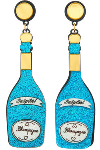 Champagne Bottle Earrings