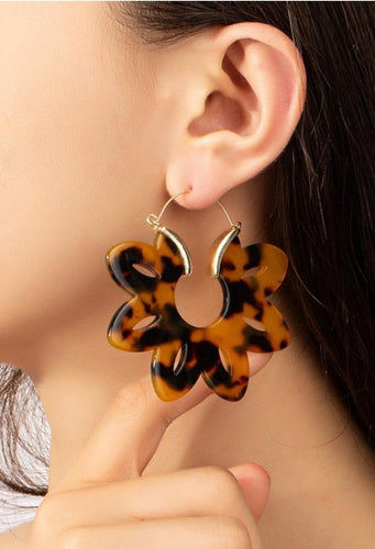 Flo Tortoise Earrings