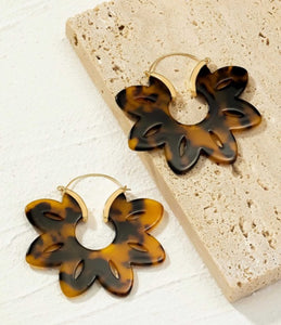 Flo Tortoise Earrings