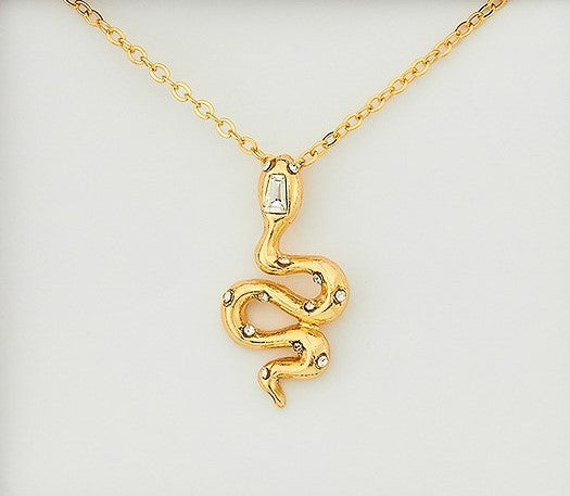 Snake Pendant Necklace