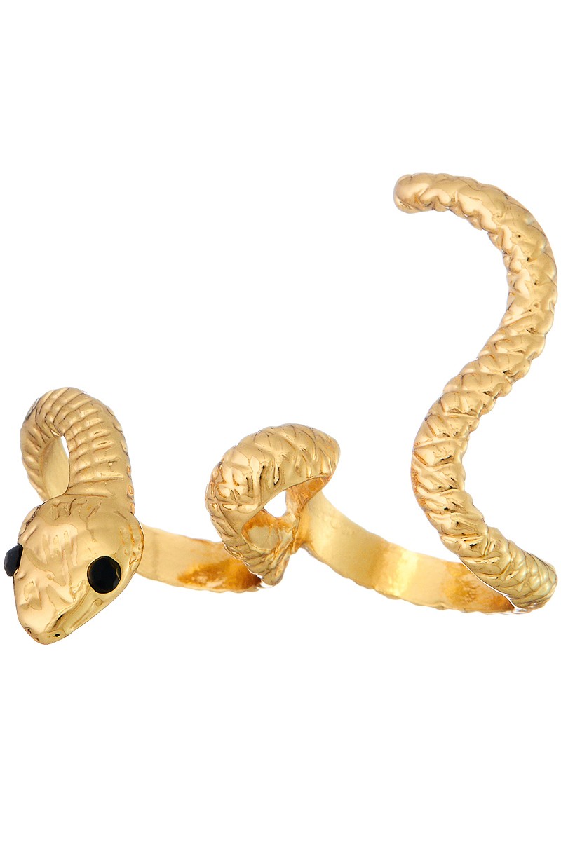 Python Gold Ring Python Ring – Jazzychica Boutique
