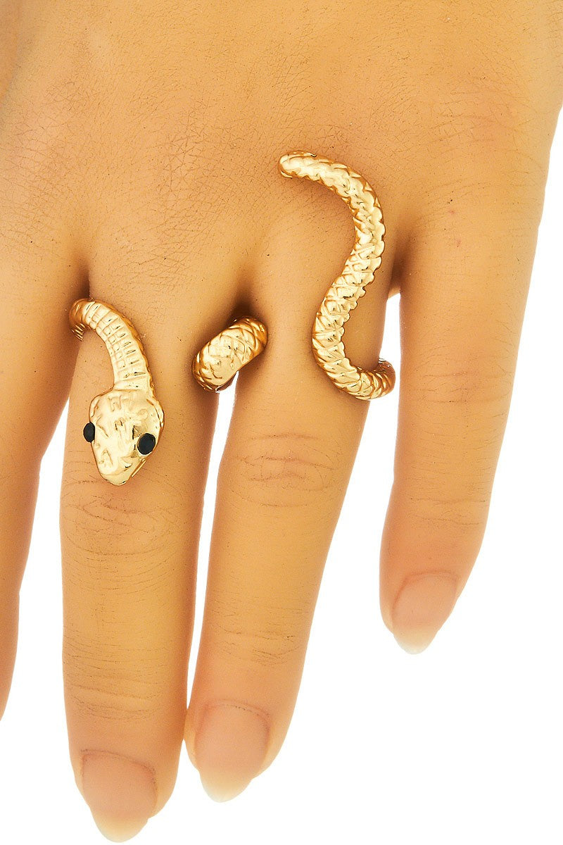 Python Gold Ring Python Ring – Jazzychica Boutique