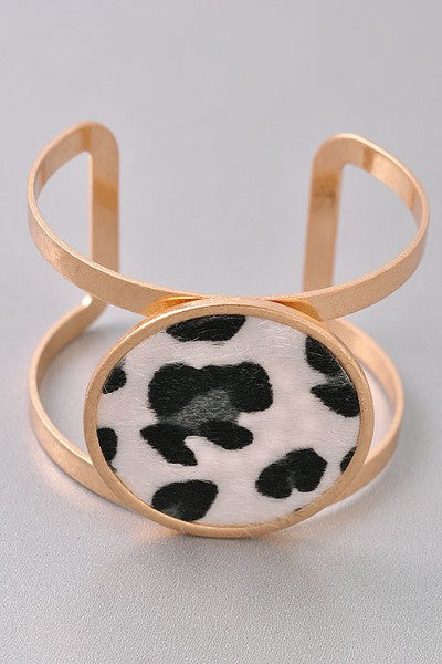 Cheetah Print Cuff Bracelet