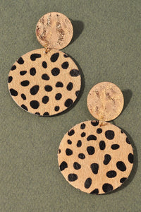 Jazzy Cheetah Earrings