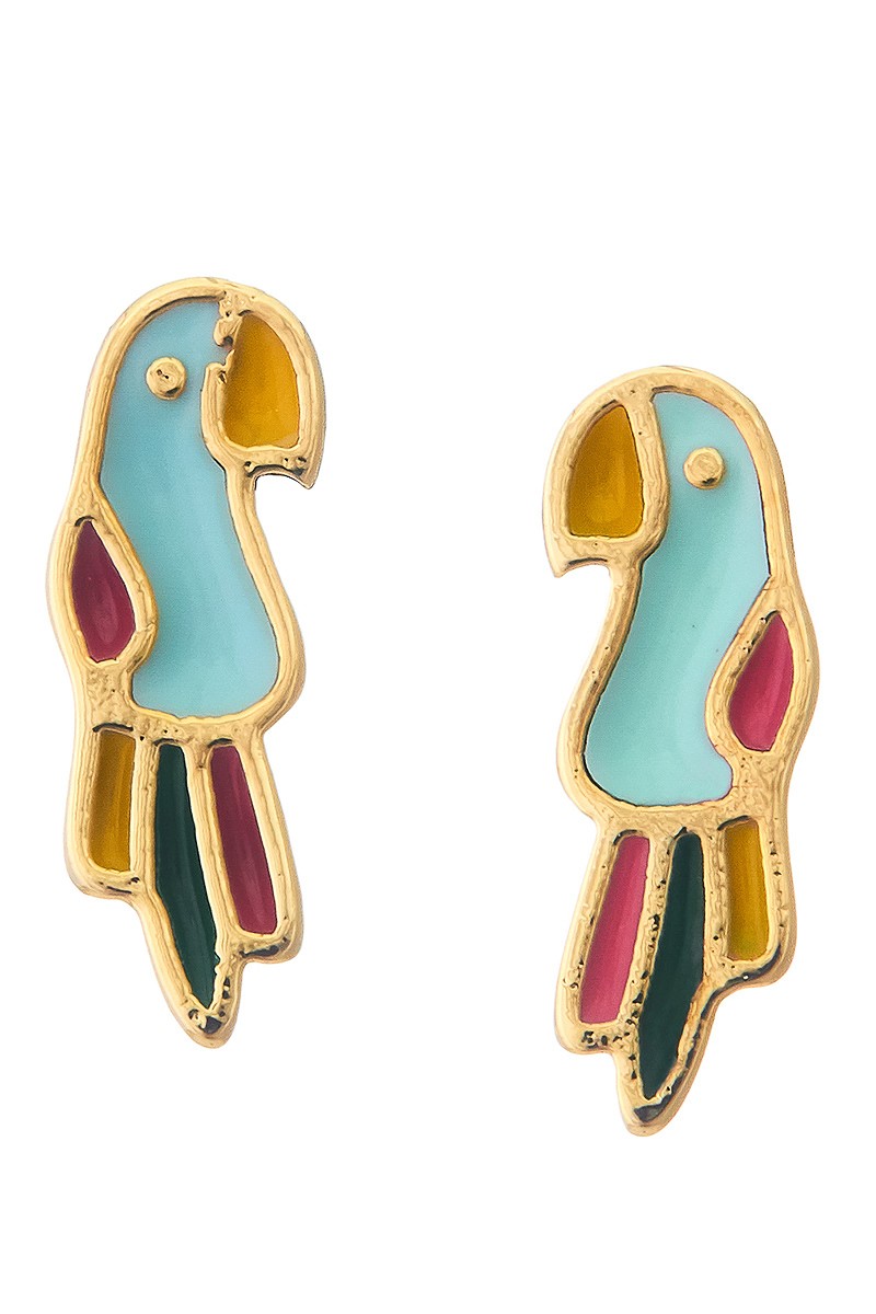 Parakeet Earrings