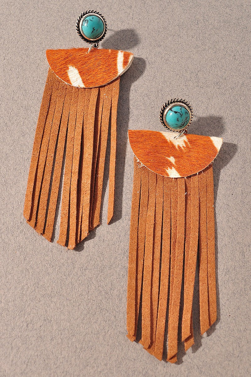 On The Ranch Fringe Earrings