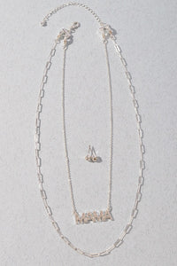 MAMA Layered Necklace Set