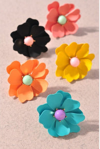 Colorful Daisy Earrings