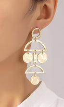 Load image into Gallery viewer, Geo Chandelier Earrings