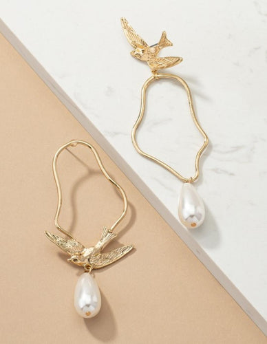 Pearlie Dove Earrings
